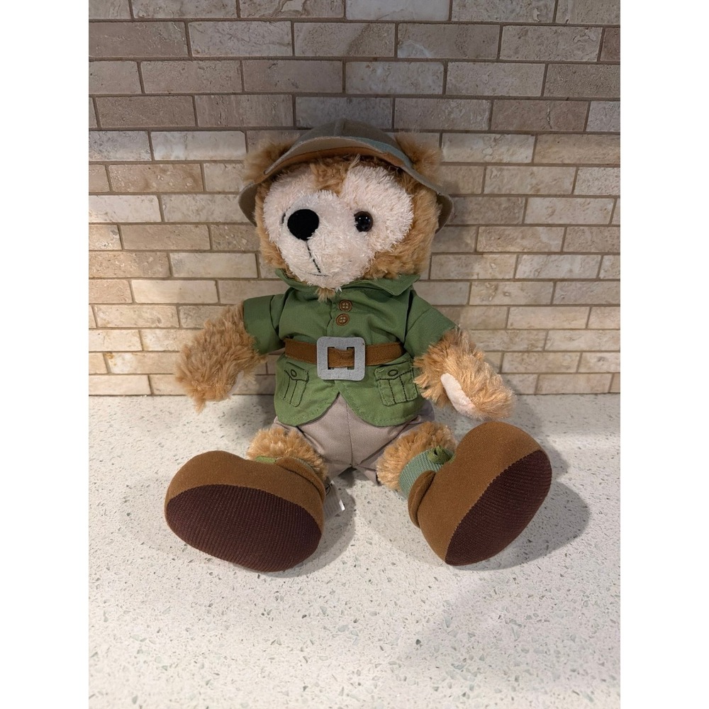 Disney Duffy The Bear Safari Explorer Plush Stuffed Animal Adventure Outfit‎